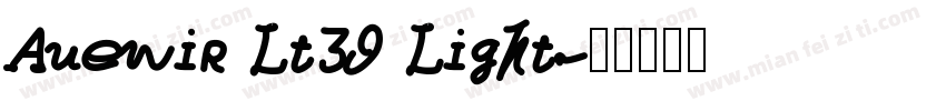 Auenir Lt39 Light字体转换